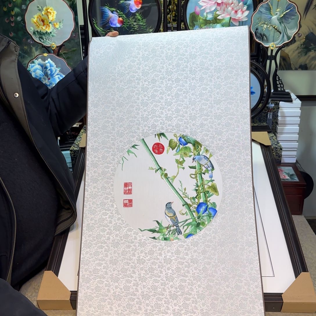 刺绣刺绣工艺精湛