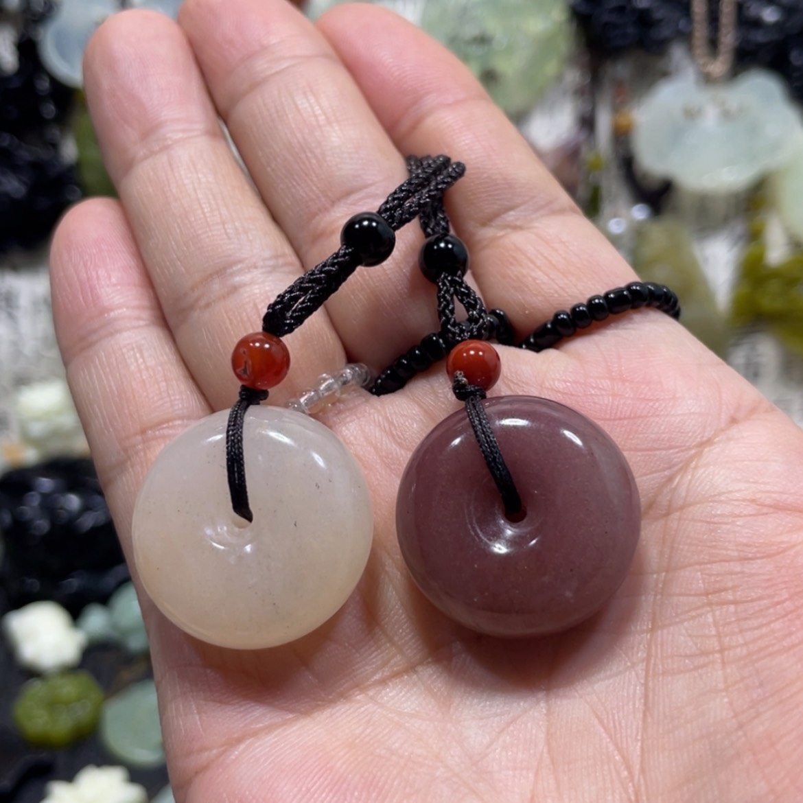 【闪购商品】岫玉颈饰未镶嵌71吊坠