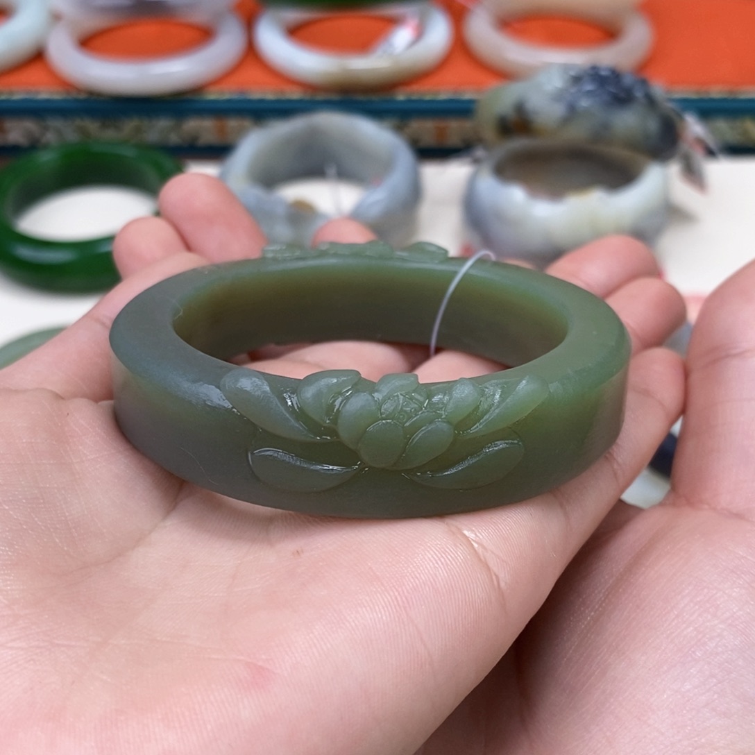 和田玉手镯  56.83未镶嵌