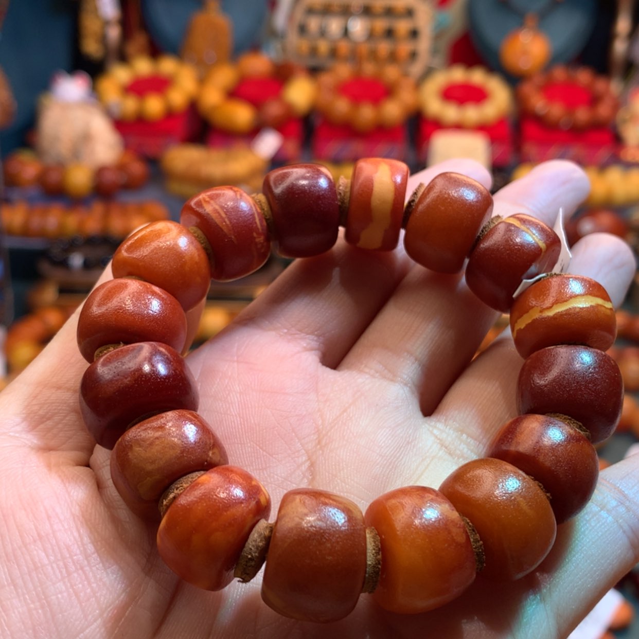 【闪购商品】蜜蜡手串未镶嵌蜜蜡手串
