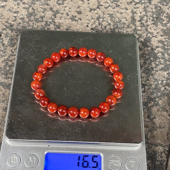 大***肚南红玛瑙未镶嵌手串