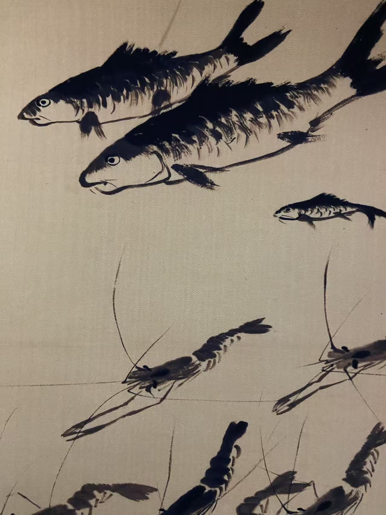 齐短横幅绢布装饰画