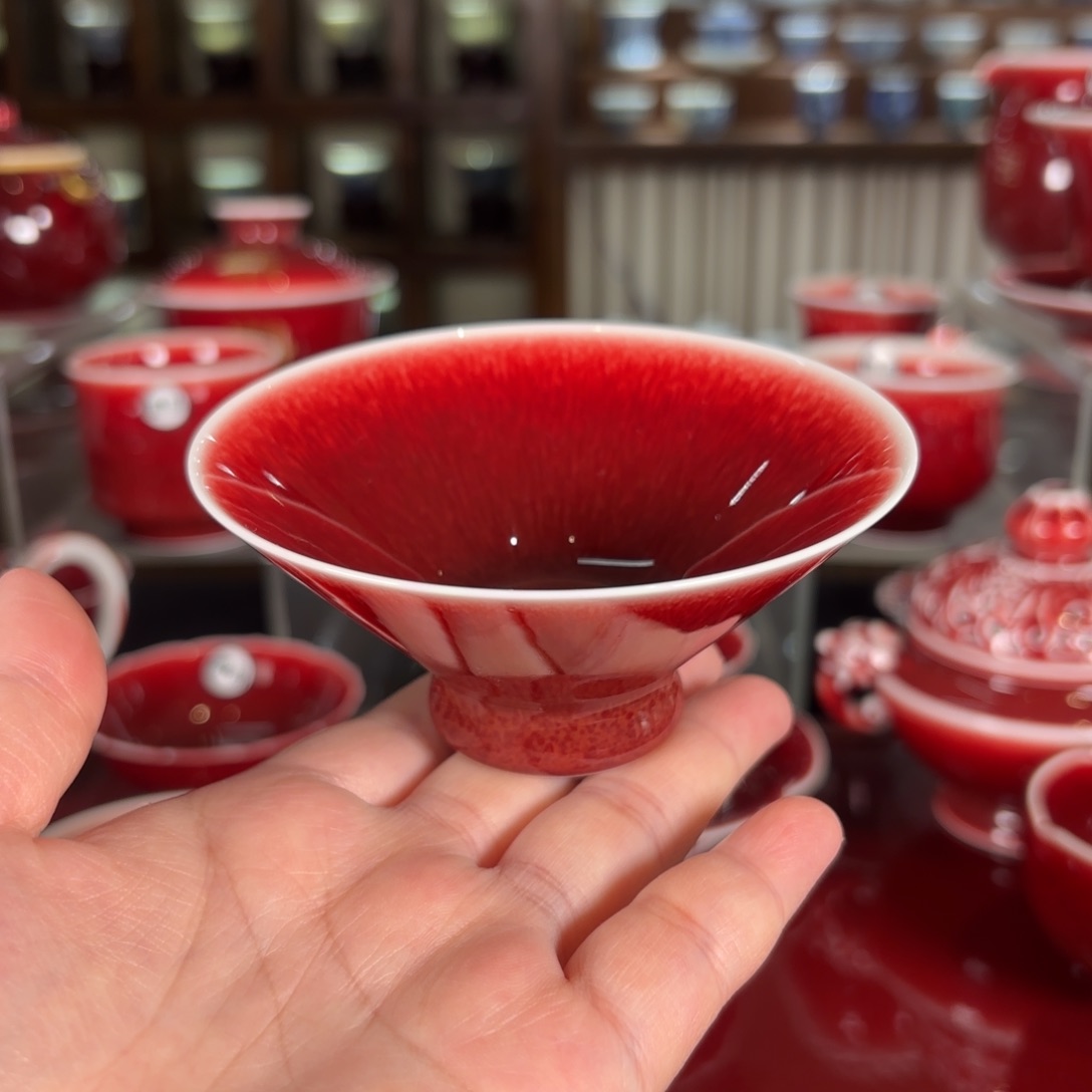 杯子景德镇高温原矿杯