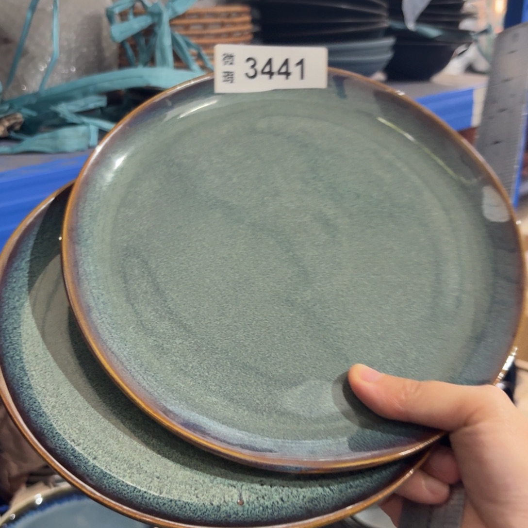 陶瓷3441 微瑕陶瓷餐具2个