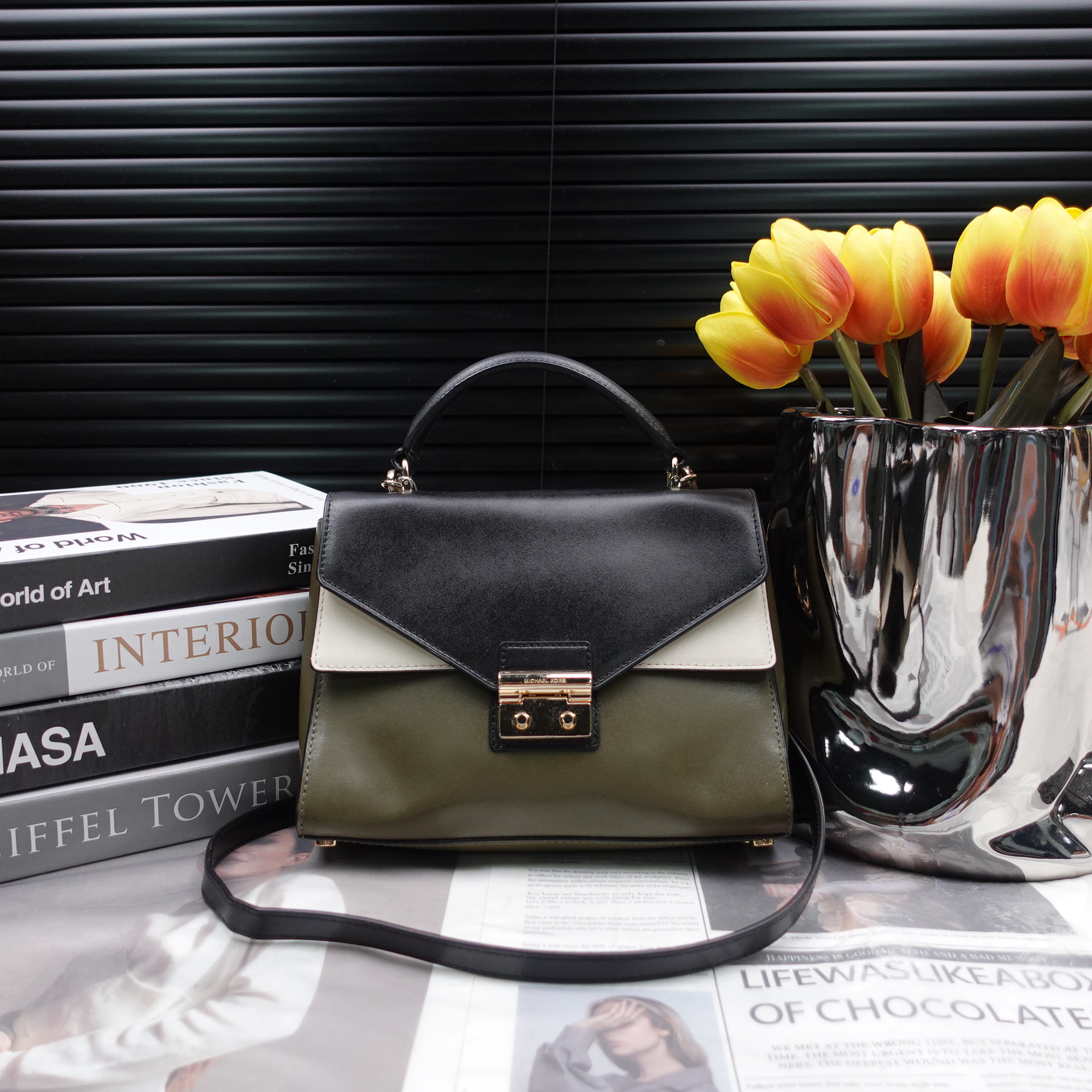 95新 MICHAEL KORS/迈克高仕 单肩包/T10234084