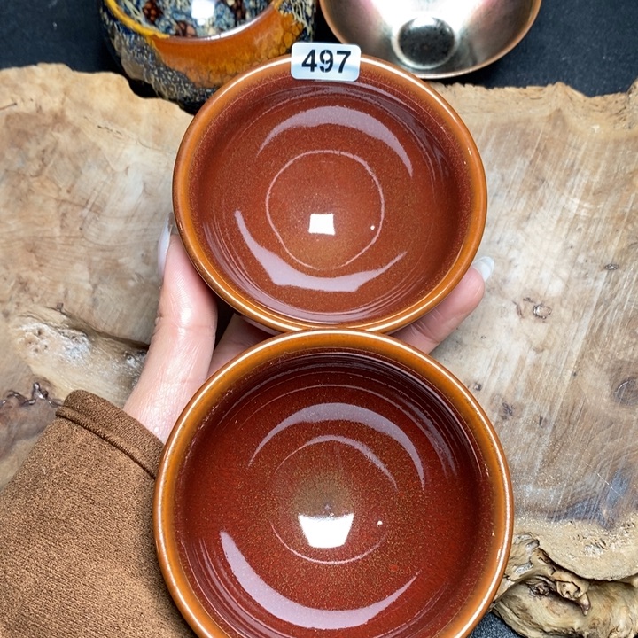 茶盏建窑建盏主人杯497