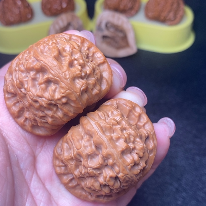 【闪购商品】文玩核桃把件307号白狮子43