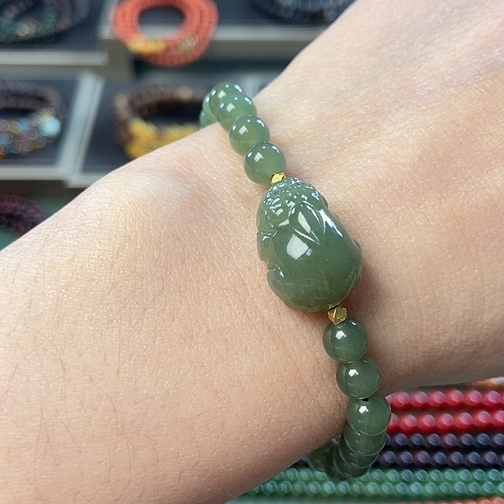 和田玉手串未镶嵌