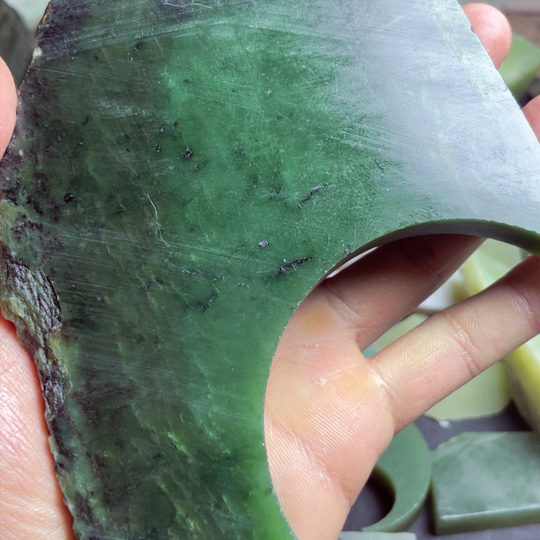 和田玉珠宝半成品未镶嵌