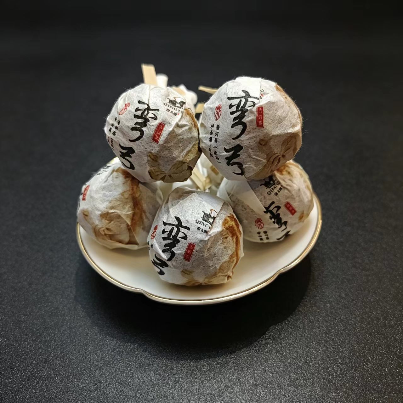 2018年原料「古树品鉴」过河弯弓 · 手工龙珠 · 核心产区 普洱生茶
