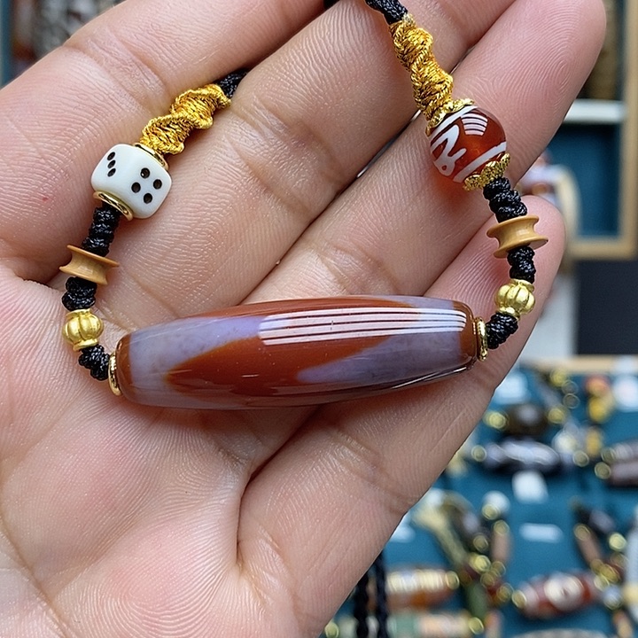 玛瑙/玉髓颈饰合金