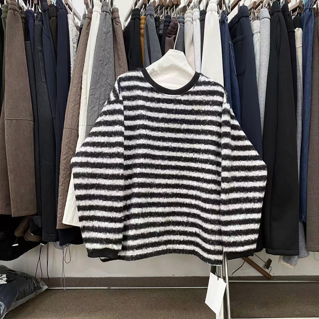 XS#97017 日系圈圈毛卫衣T上衣 12-11