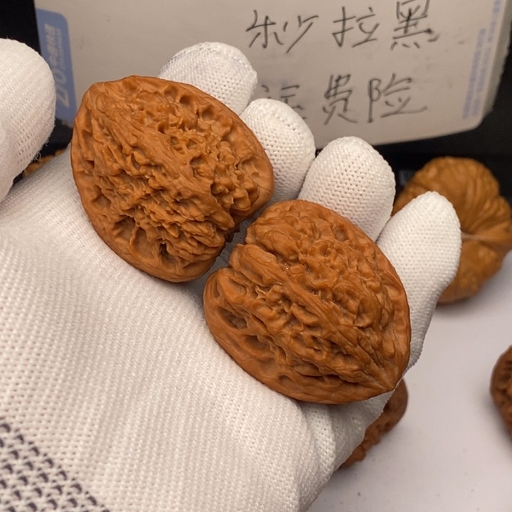 把件文玩核桃高炮南疆石36