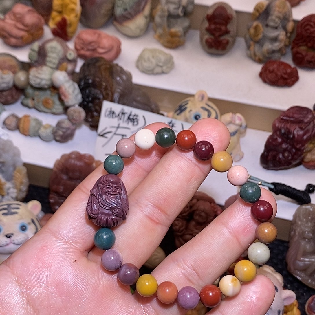 石英质玉（阿拉善玉）未镶嵌手链