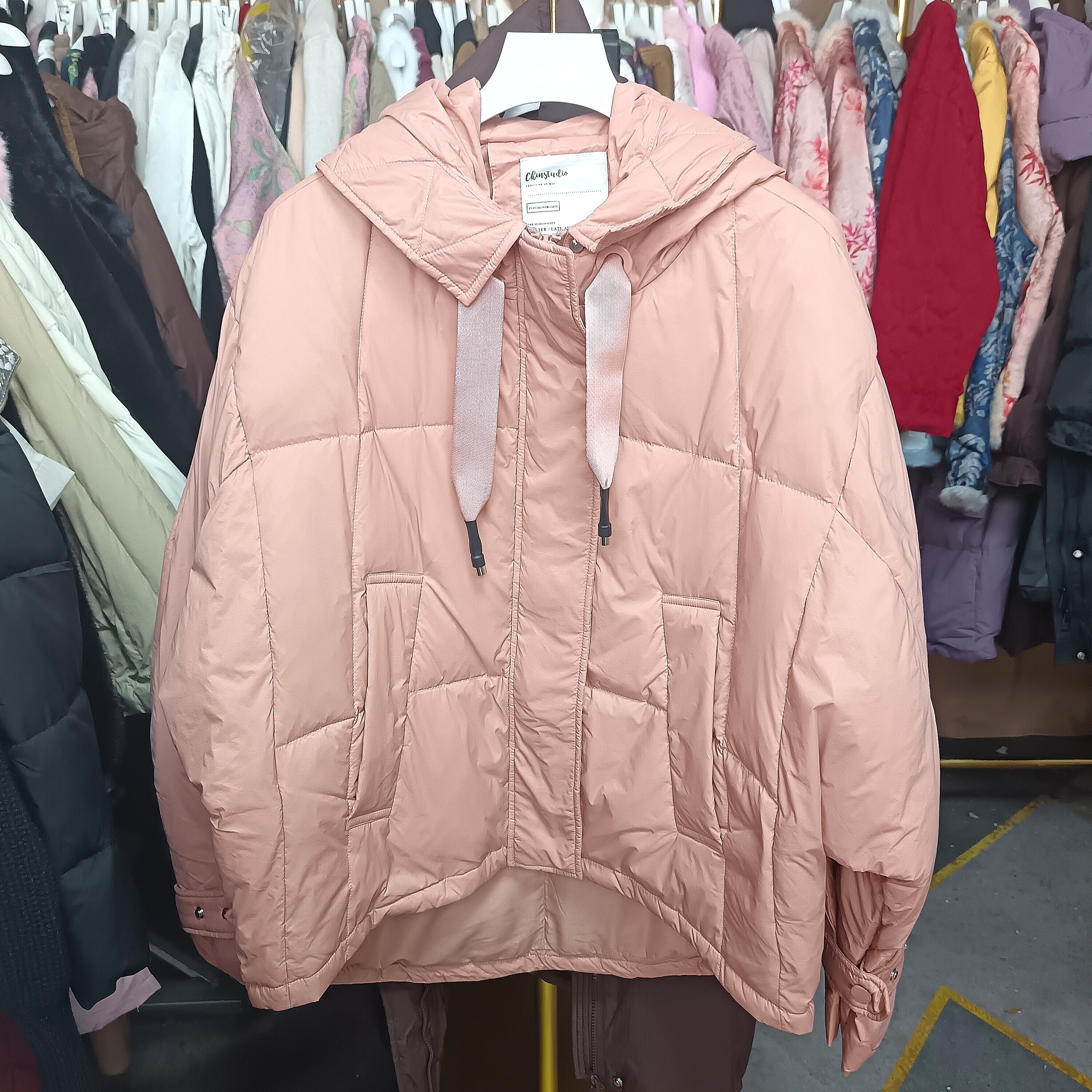 新国标90含绒量羽绒服韩版连帽宽松短款加厚面包服女冬季新款显瘦