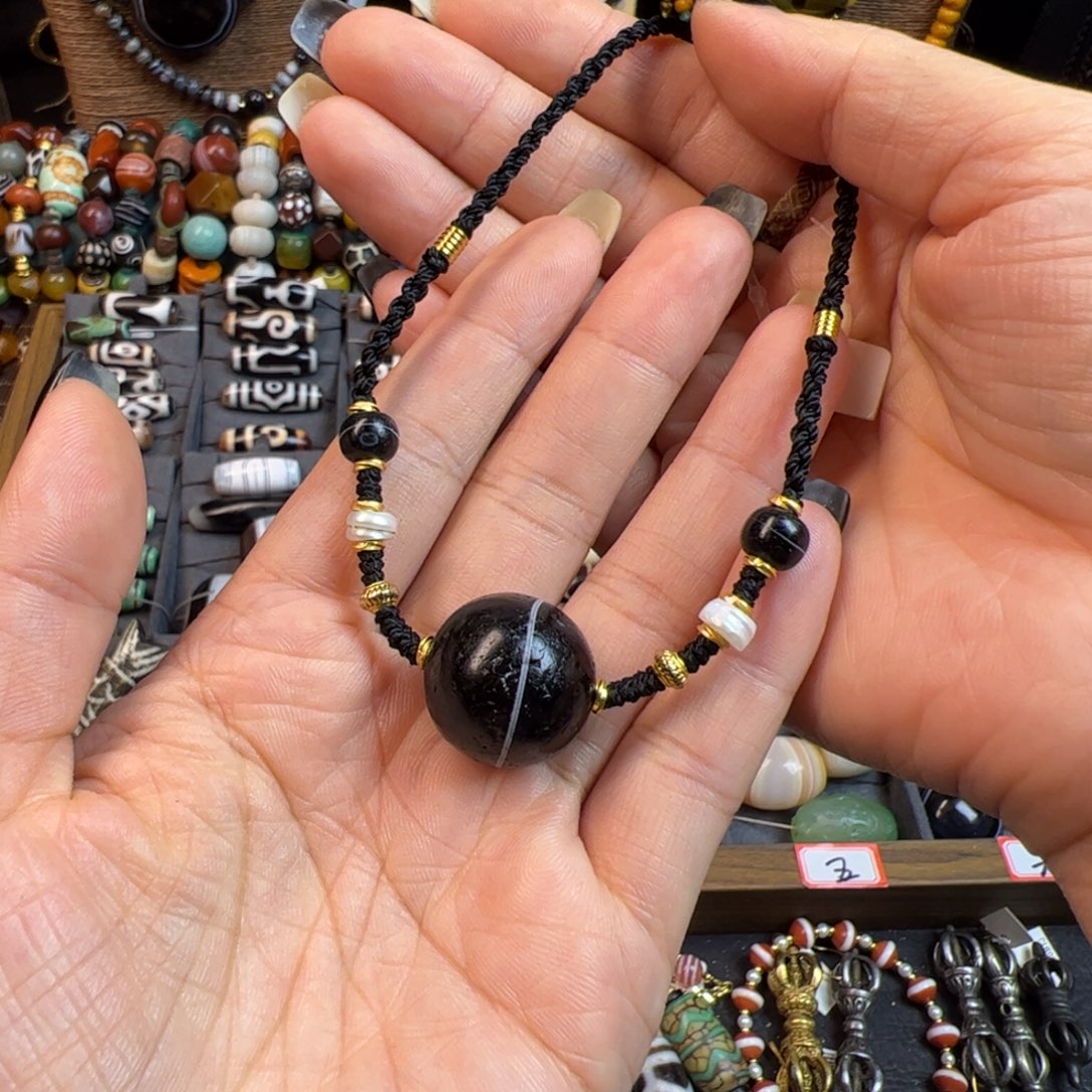 玛瑙/玉髓未镶嵌项链