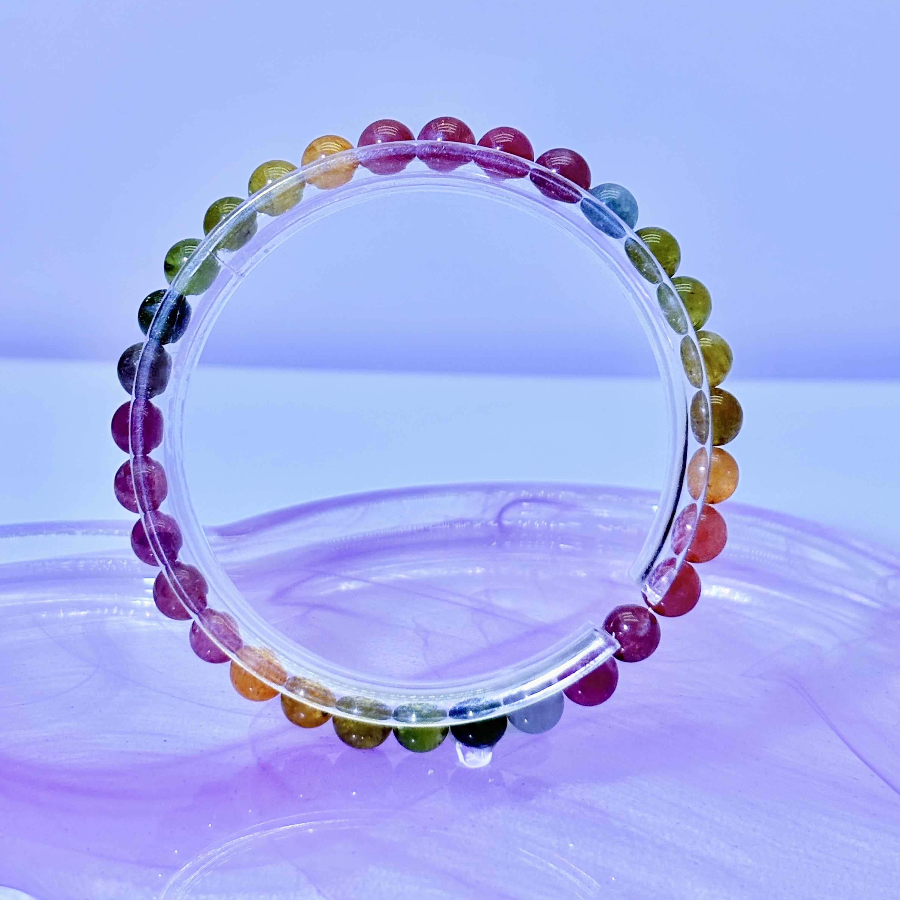 E168 彩红碧玺 多样性发其一