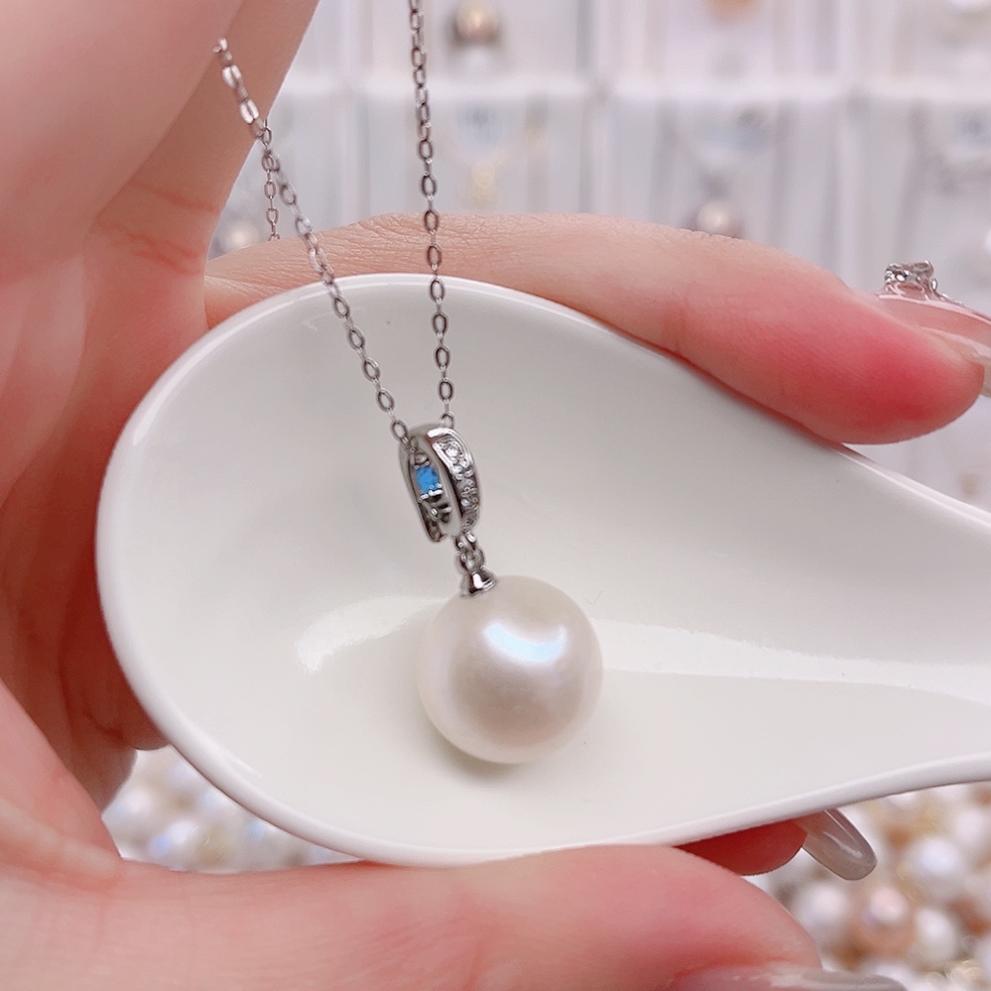 未镶嵌淡水珍珠吊坠(赠链)