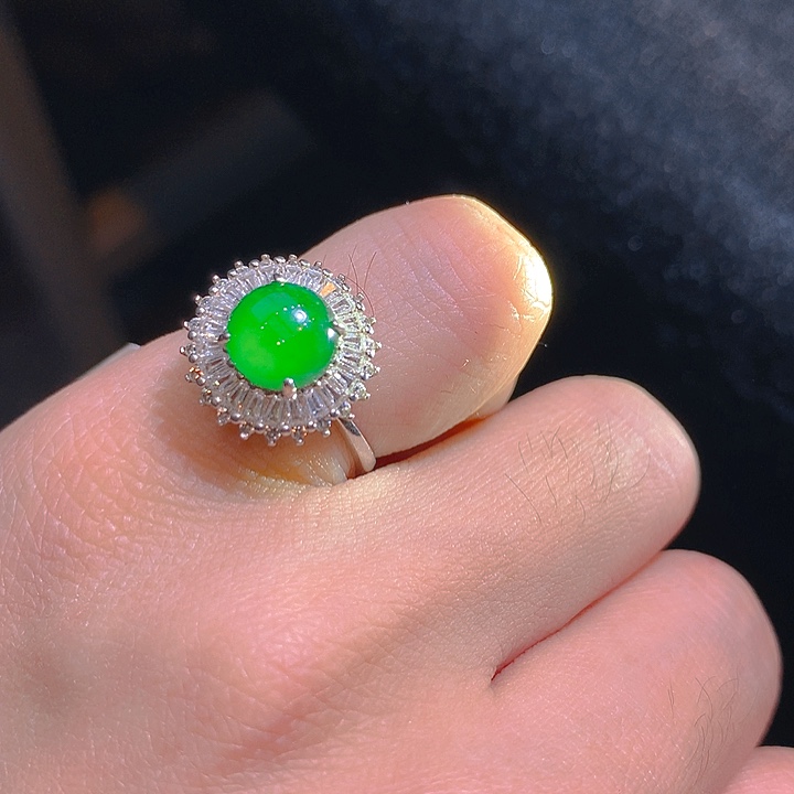 【闪购商品】翡翠颈饰银S925镶嵌翡翠