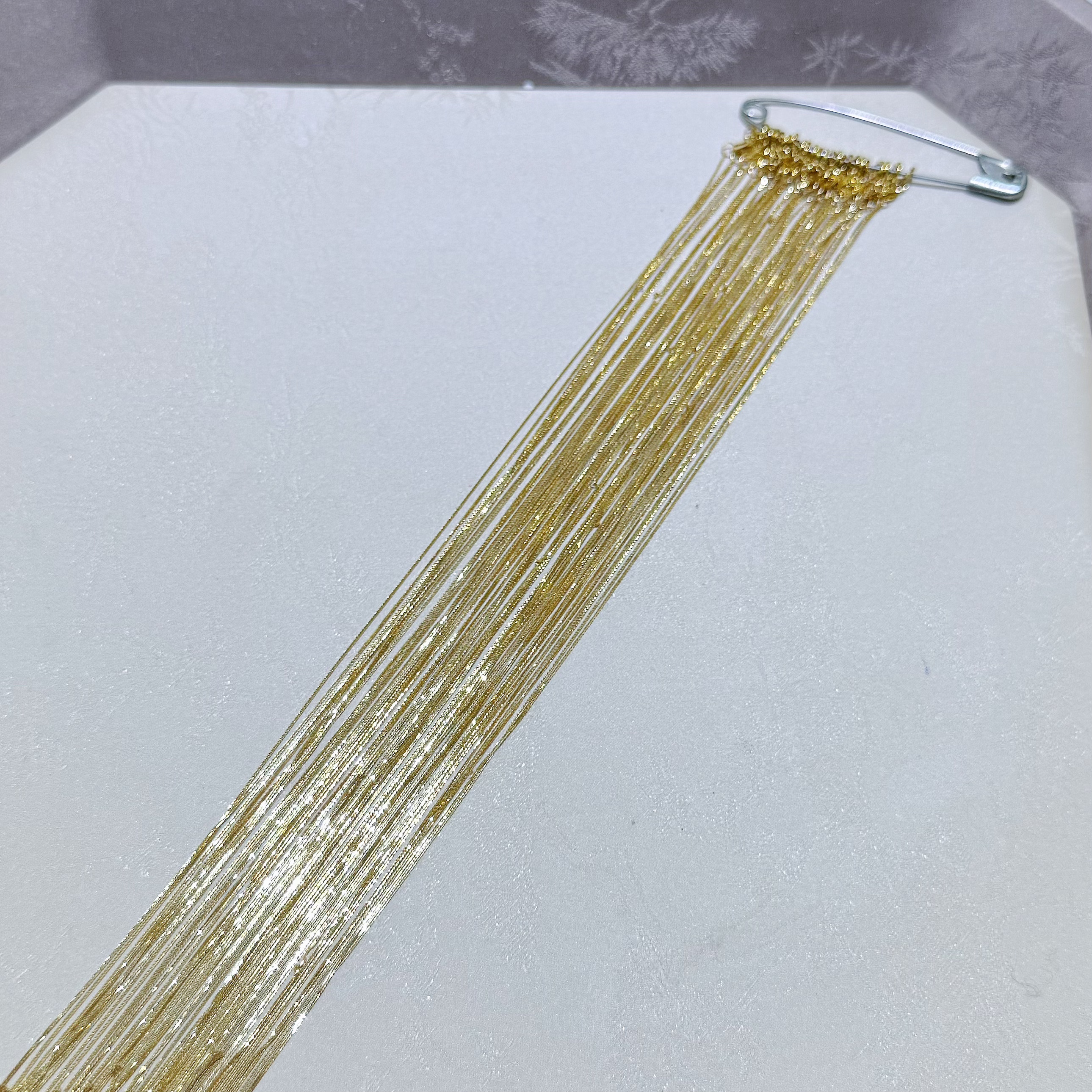 【孤品专场】BLK064 18k金肖邦链 多样性发一