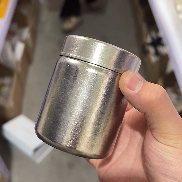 纯钛小茶叶罐 150ml