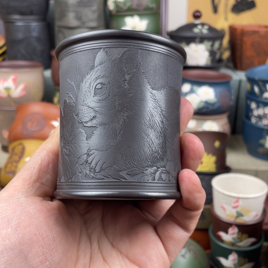 紫砂茶杯紫砂茶杯