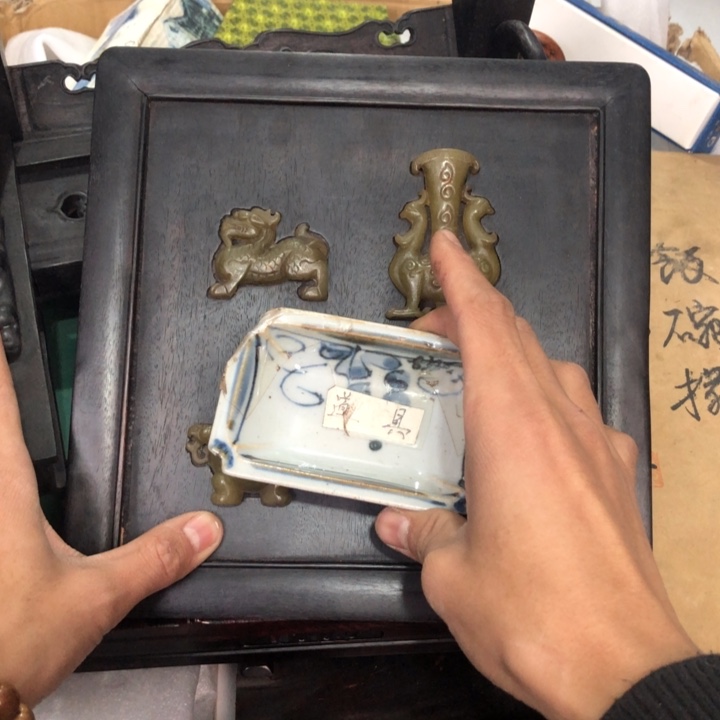 陶瓷孤品单件车里拍