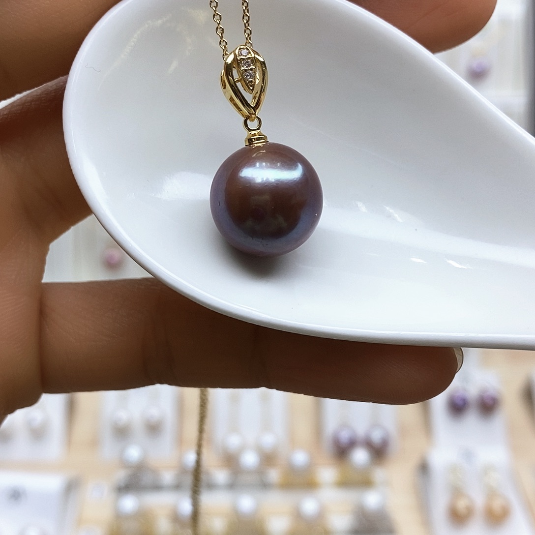 淡水珍珠颈饰合金