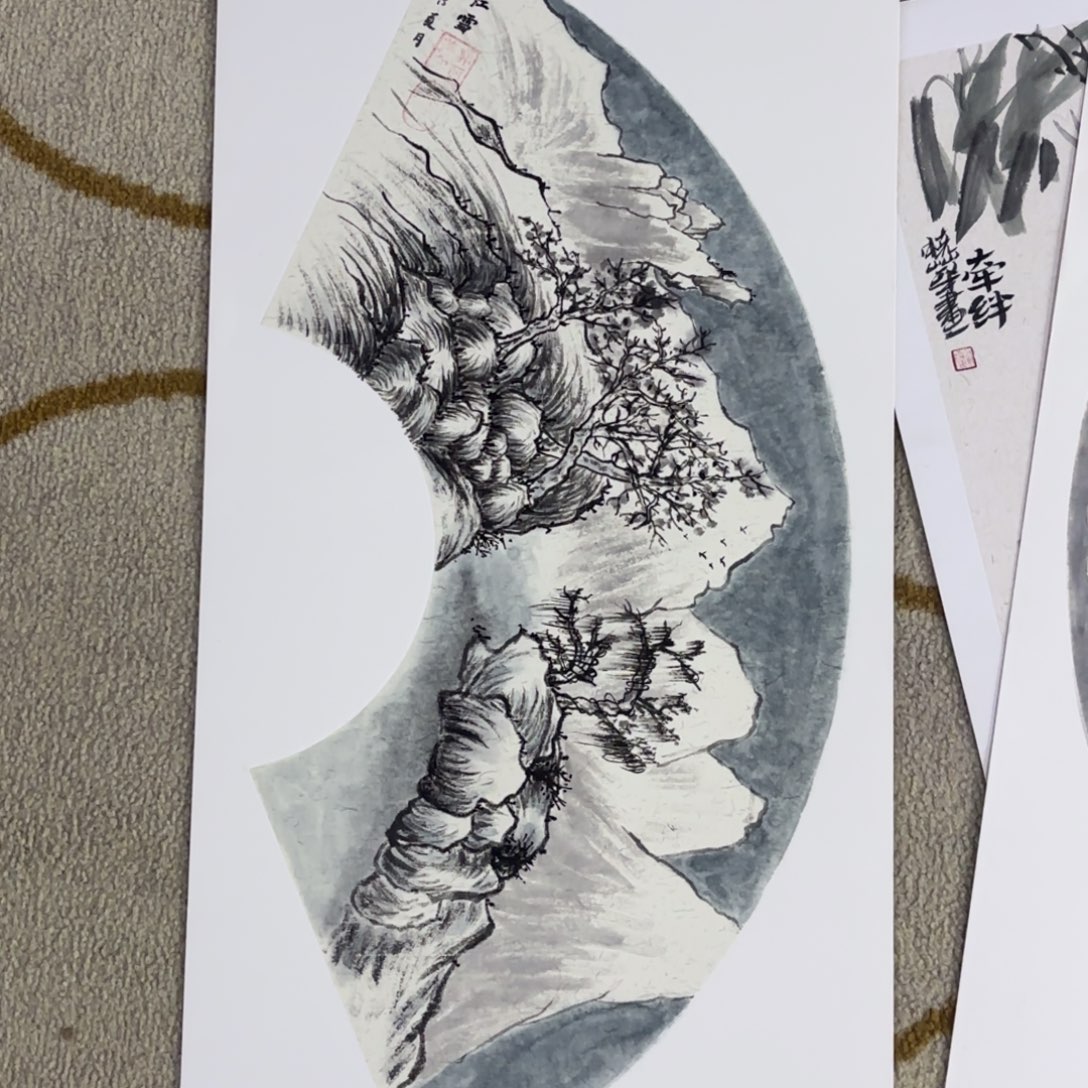 国画33-66卡纸作品艺
