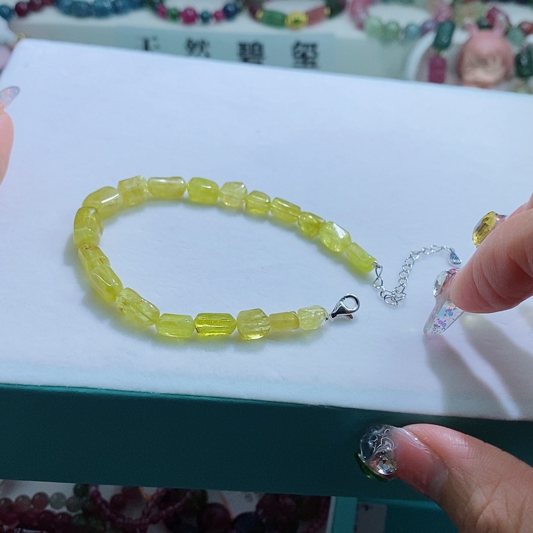 碧玺手链未镶嵌碧玺手链