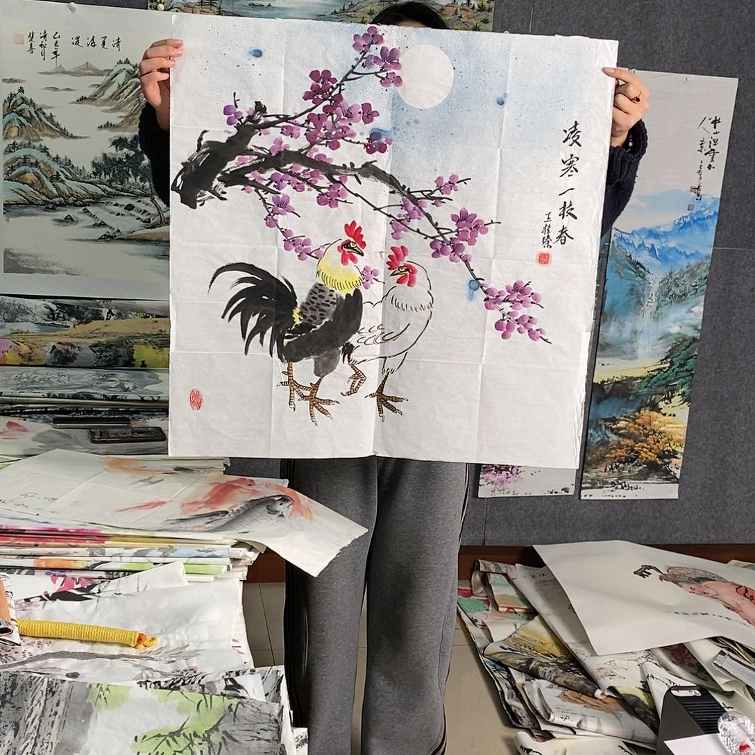 国画手写手绘国画作品156