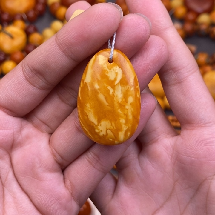 蜜蜡未镶嵌裸石蜜蜡L