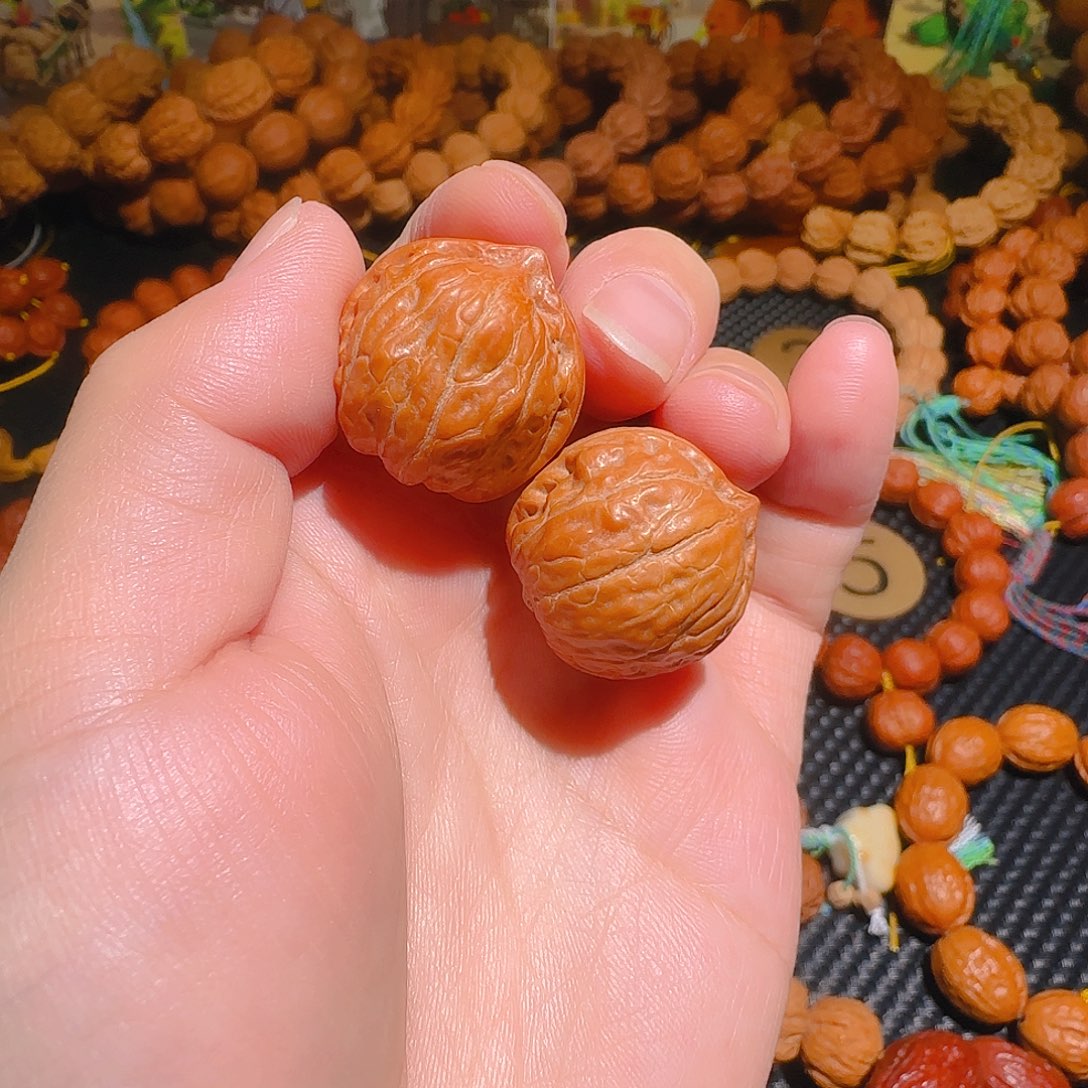 文玩核桃吊坠官帽手捻