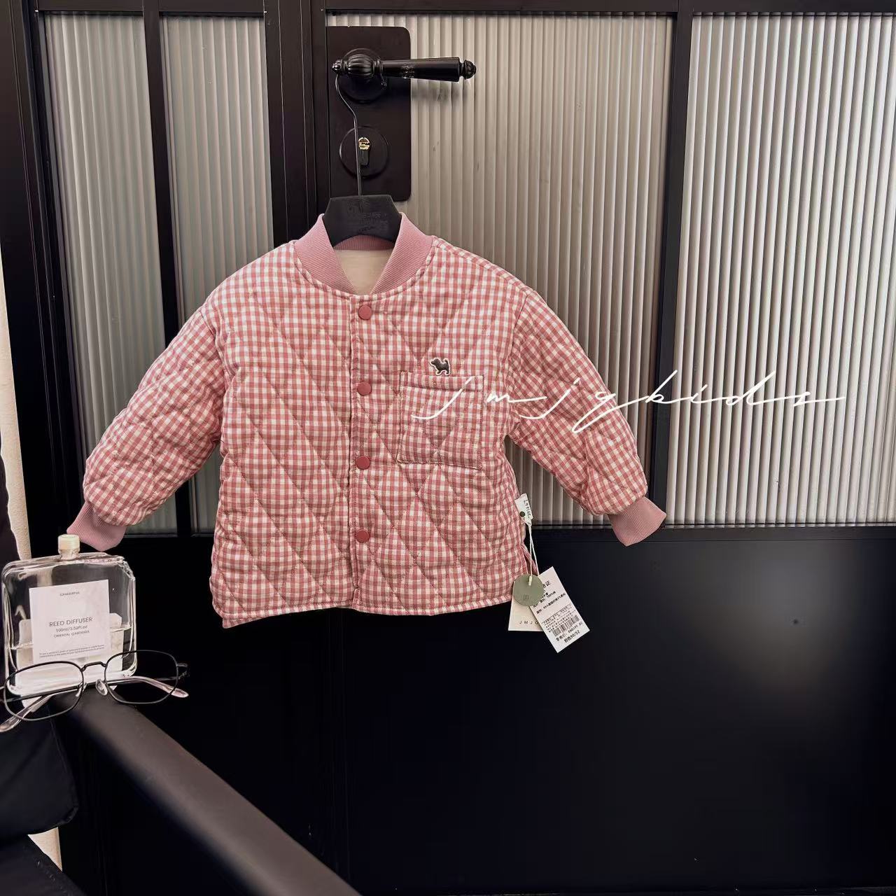 【JMJQ 251267】冬季中小童韩版厚保暖绣标防寒棉服棉袄外套