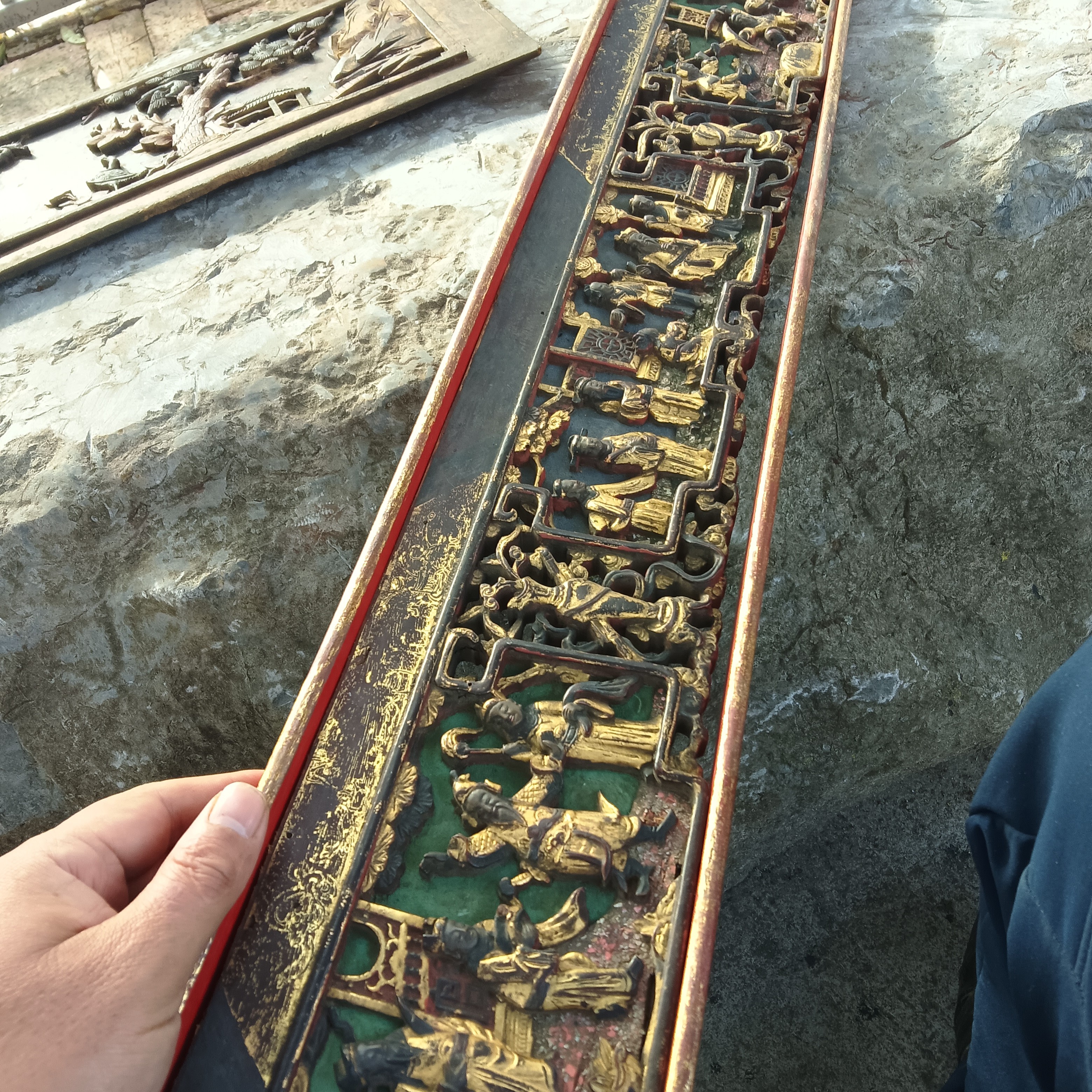 宁波工木雕画板摆件