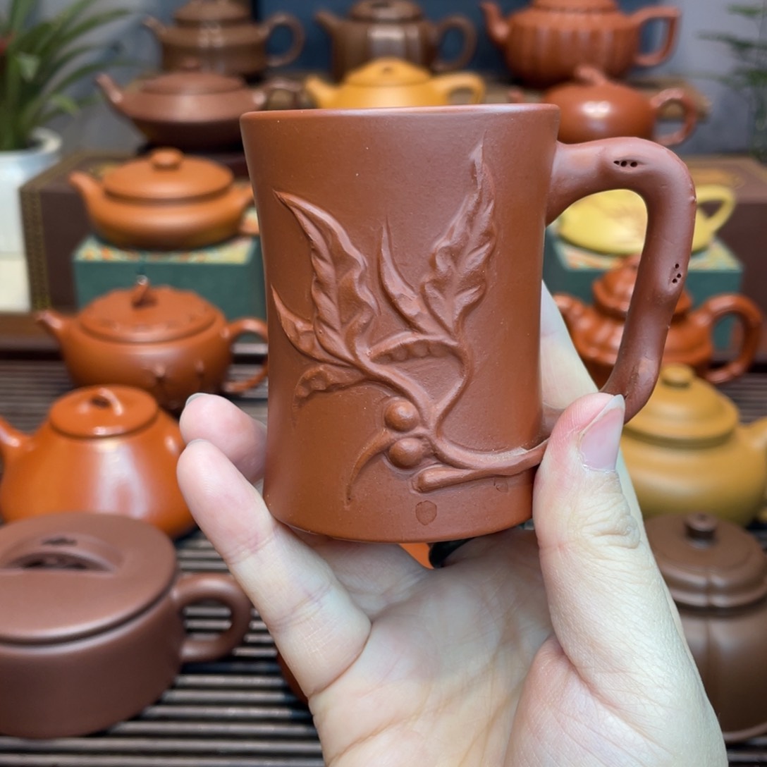 紫砂茶壶牛****恶紫砂器