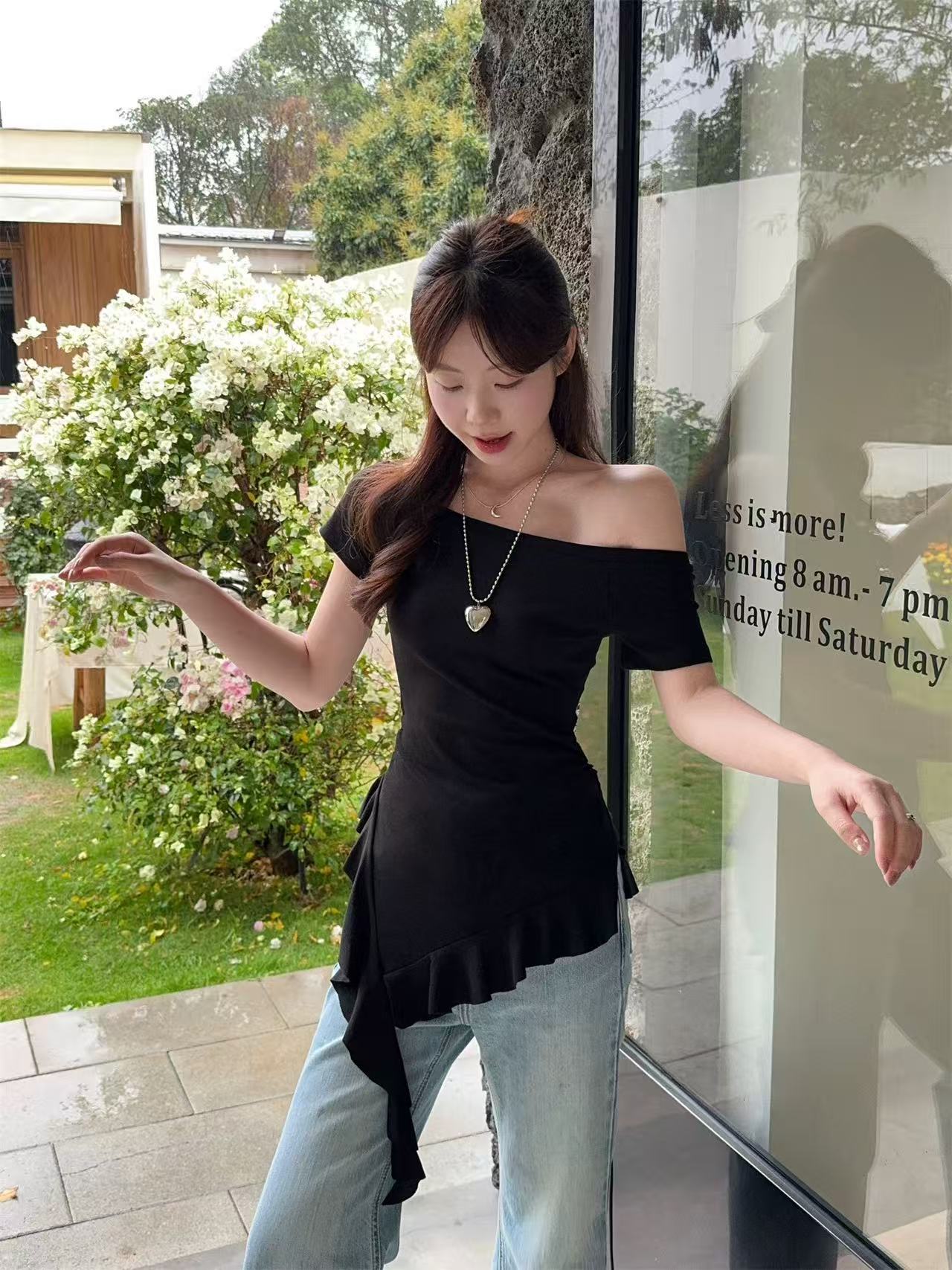 【900-999】显瘦纯欲修身夏季百搭质心动女装十三APM万佳优选设计感