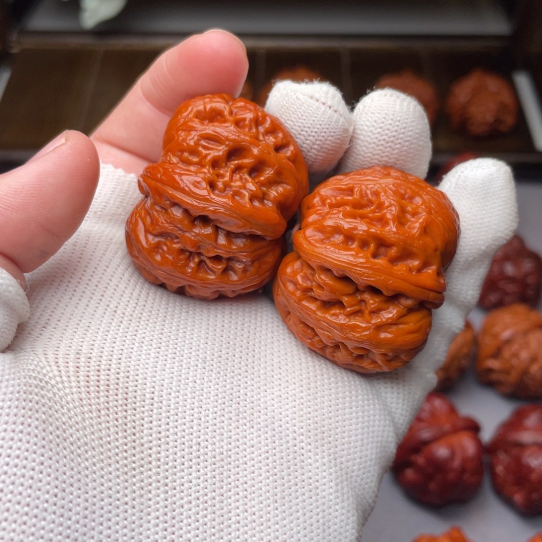 文玩核桃把件元宝41