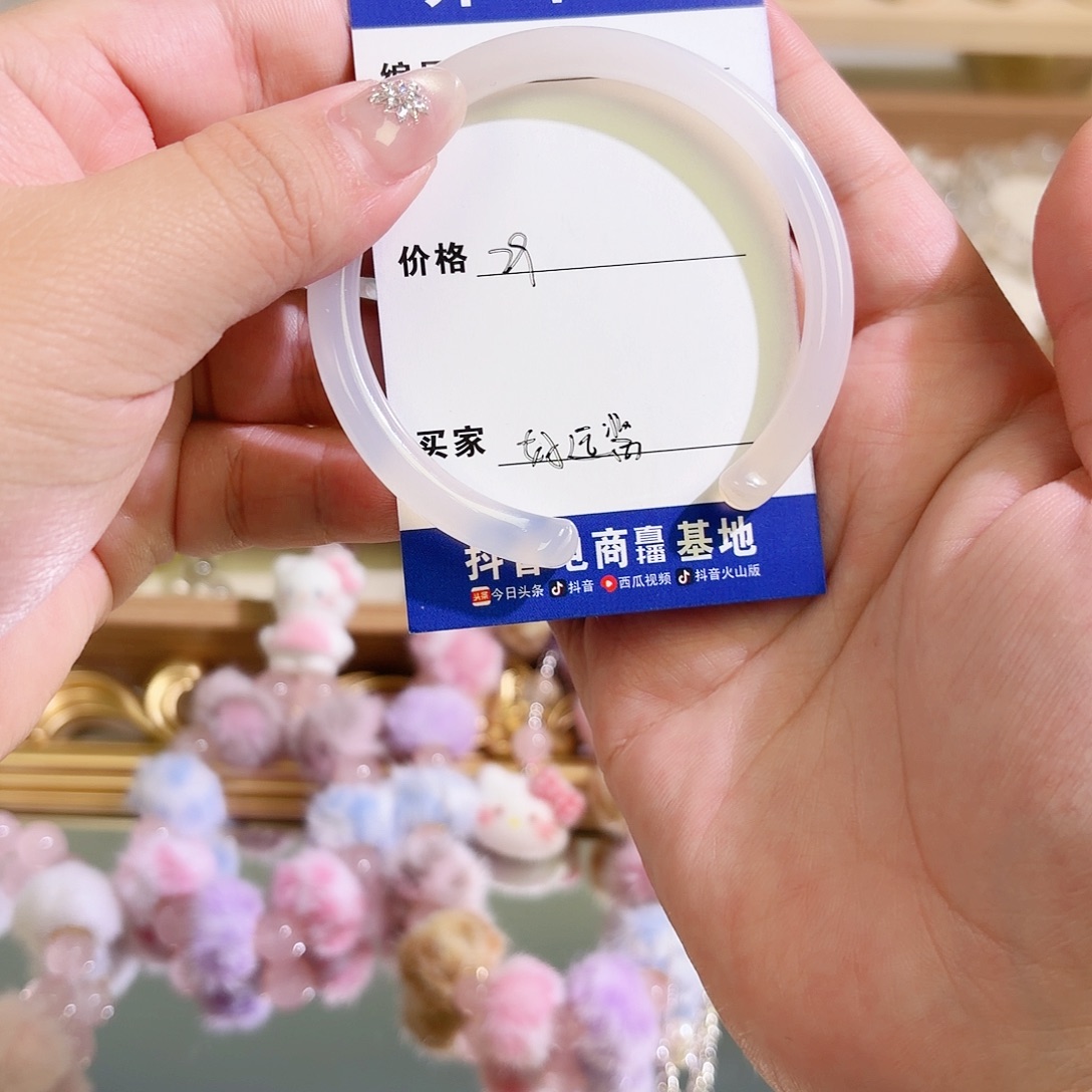 银S925镶嵌烟晶手链