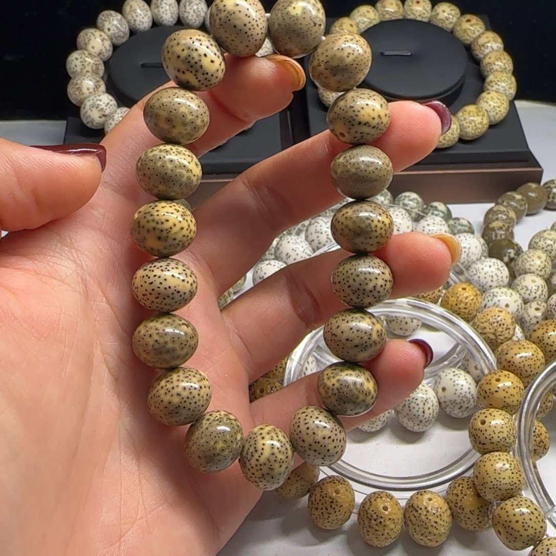 星月菩提吊坠1412胖苹果青花