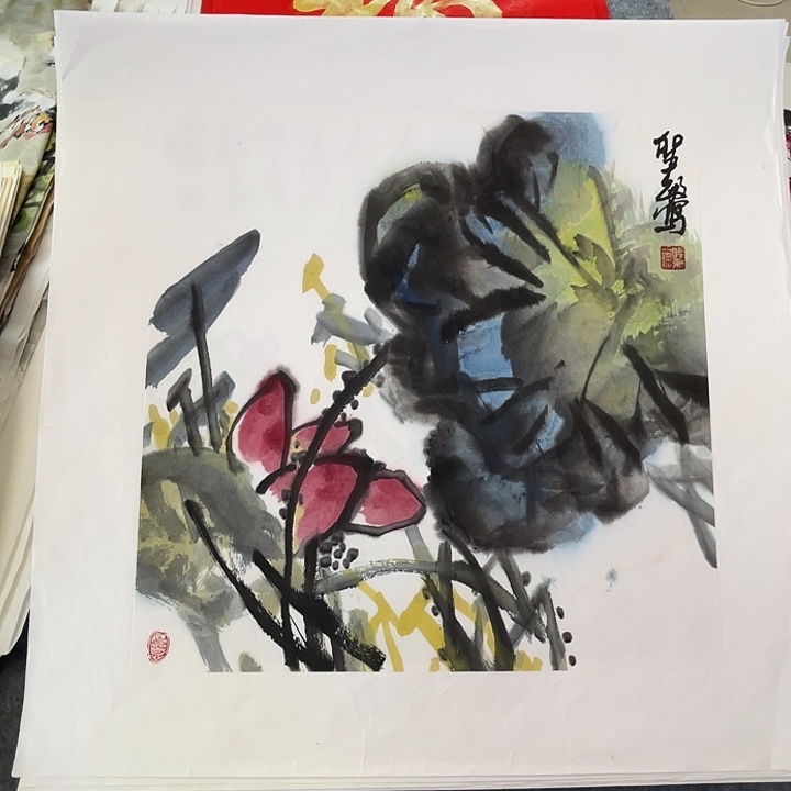 国画张圣敏先生纯手绘作品