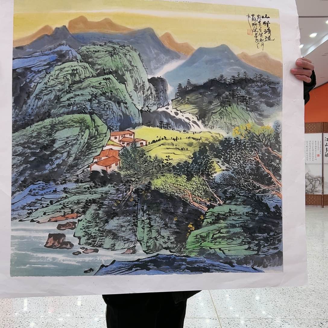 国画苏珊展览原作