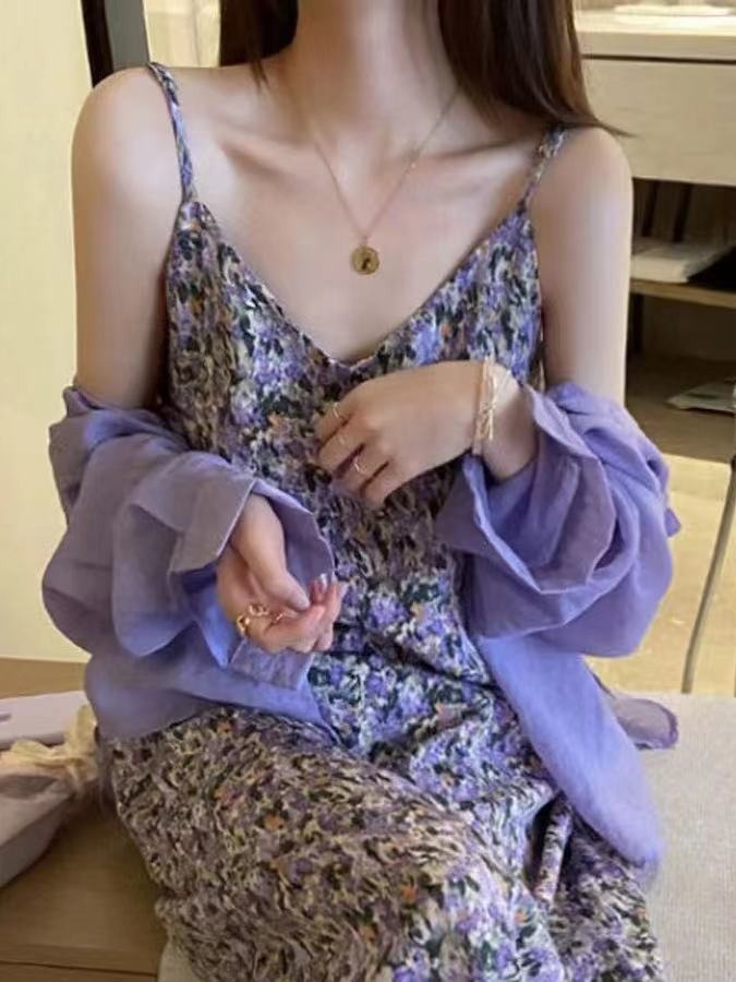 【开播播利001-020】芊芊大码女装显瘦减龄遮肉高级感套装