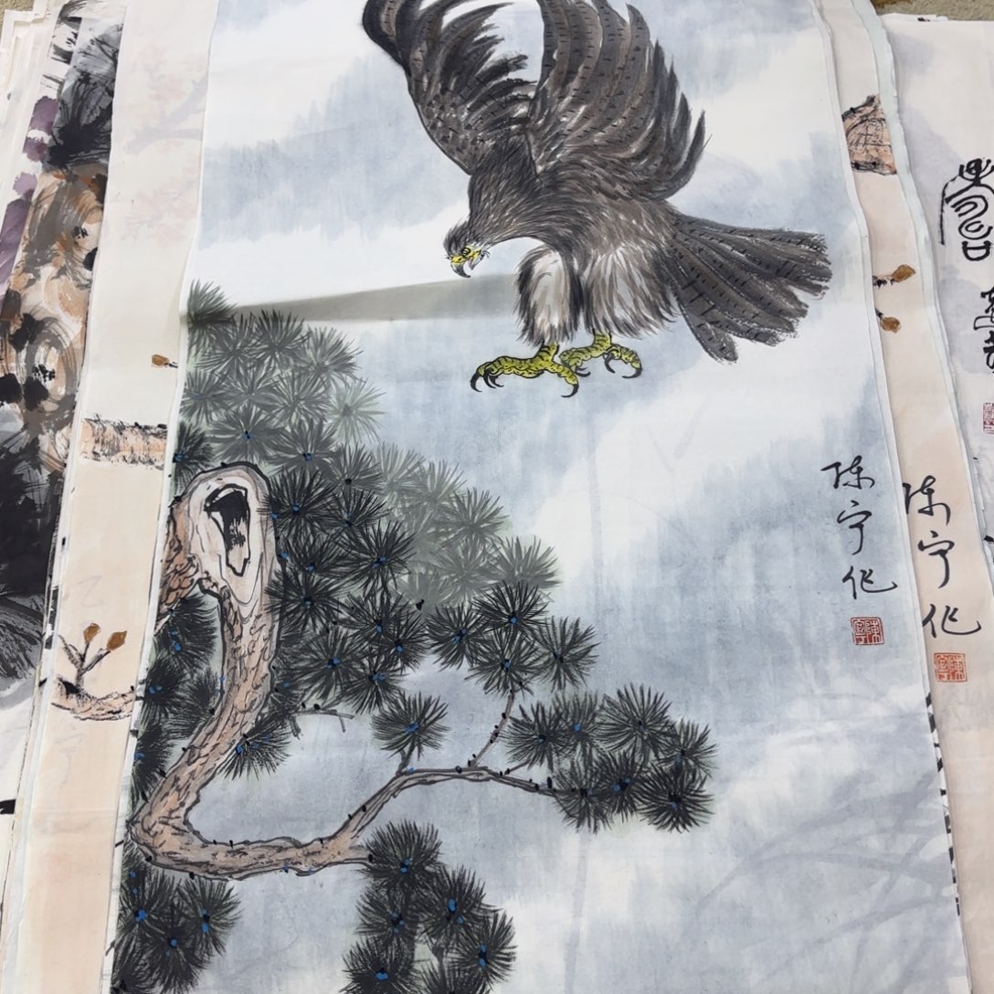 国画国画老师作品刘