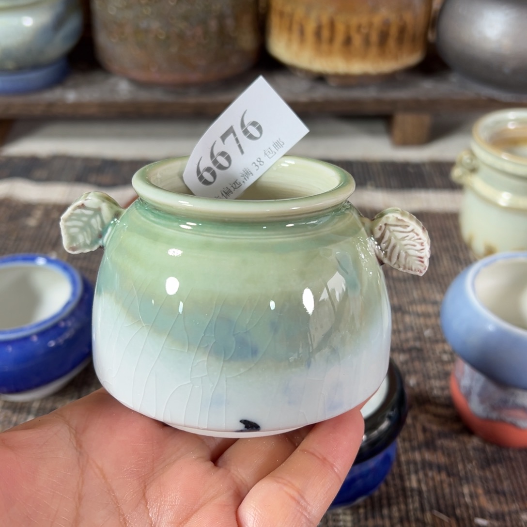 陶瓷景德镇手工花盆