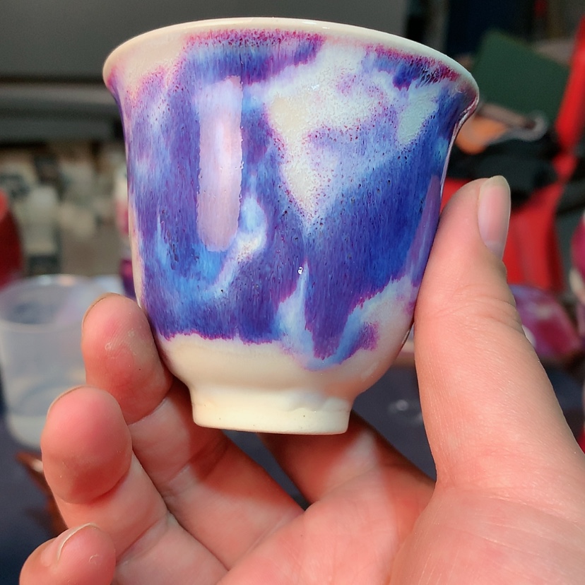 【闪购商品】钧瓷摆件茶杯工艺品