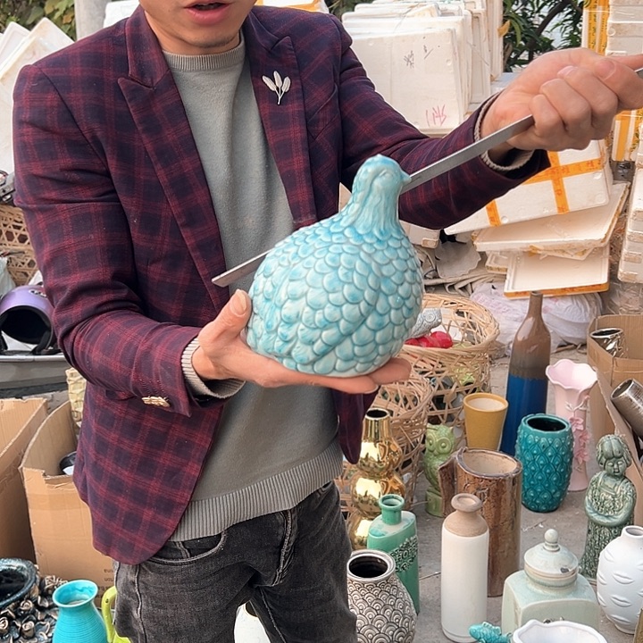 瓶高度17厘米宽度18厘米微瑕捡漏