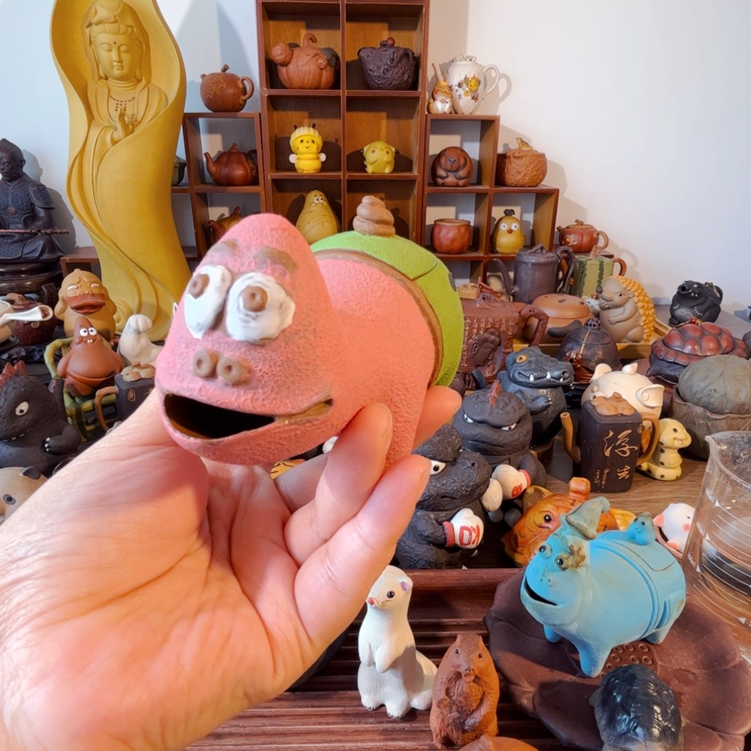 紫砂茶壶男****品纯手工制作过程非常