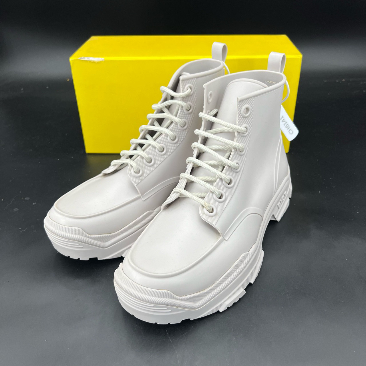 99新 DIOR/迪奥 dior pv橡胶马丁靴  size 41 原盒