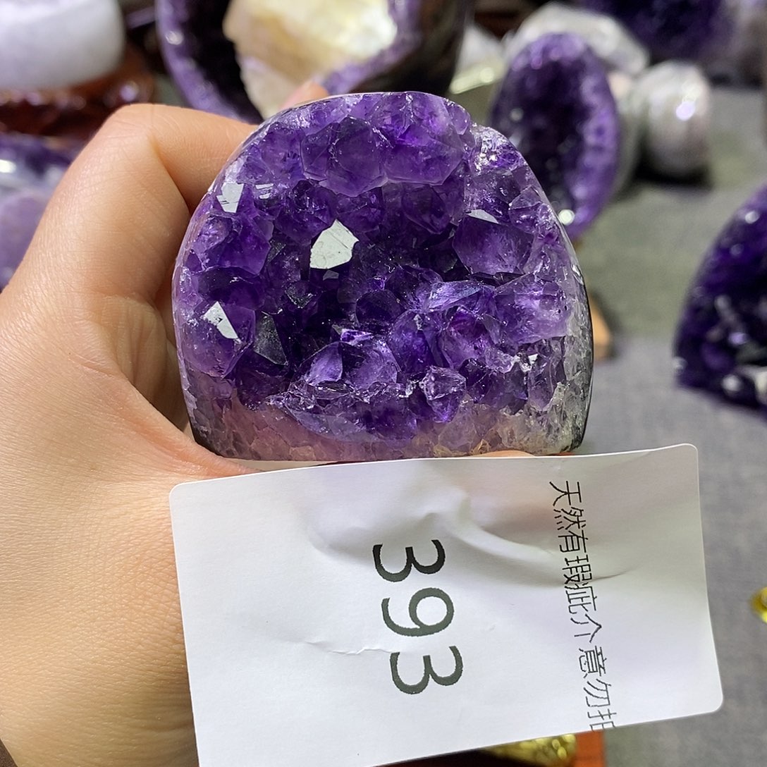 紫晶珠宝半成品未镶嵌